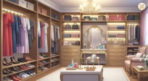 Walk in closet anime background image 3