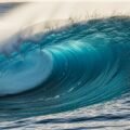 Wallpaper blue wave
