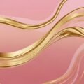 Wallpaper pink gold