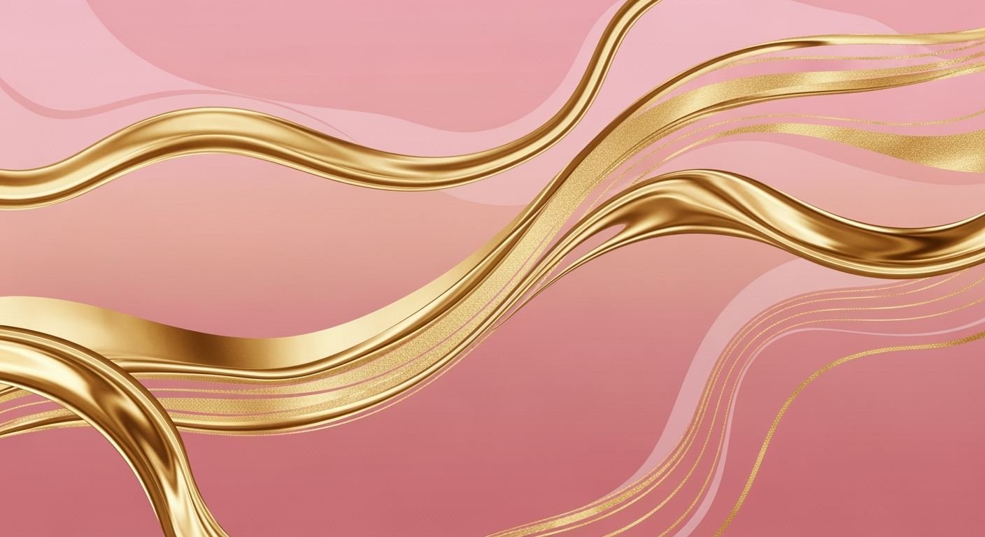 Wallpaper pink gold background image 2