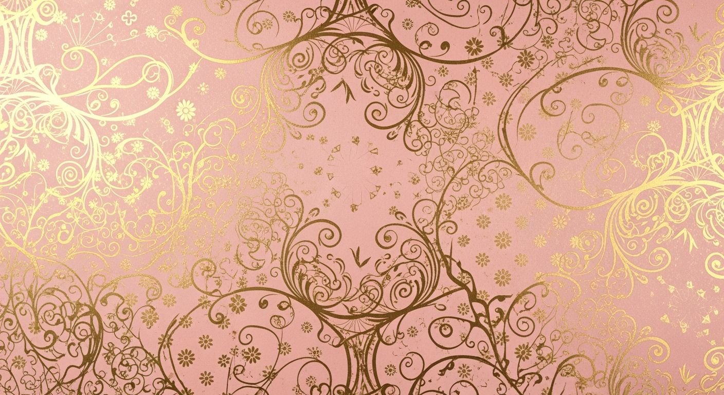 Wallpaper pink gold background image 3