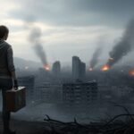 War in background image
