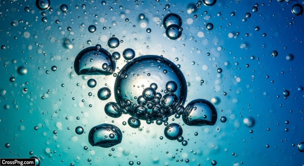 Water bubbles background image 3