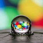 Water drop background image