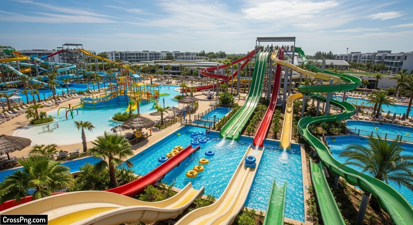 Water park background image
