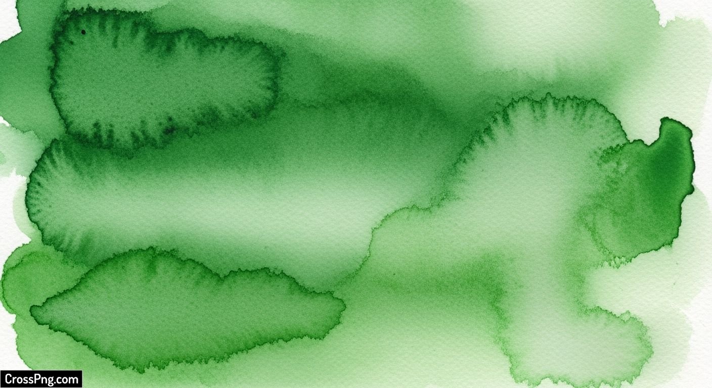 Watercolor green background image 3