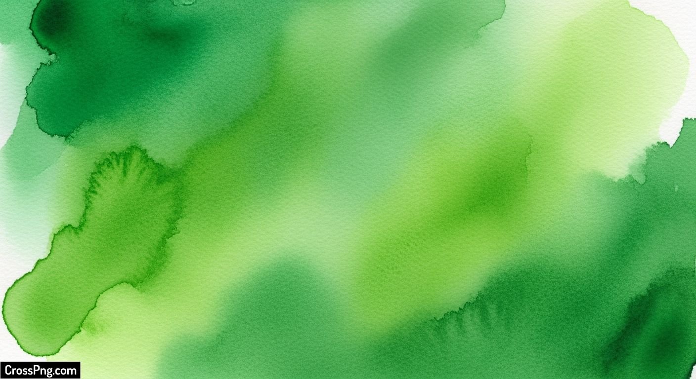 Watercolor green background image 4