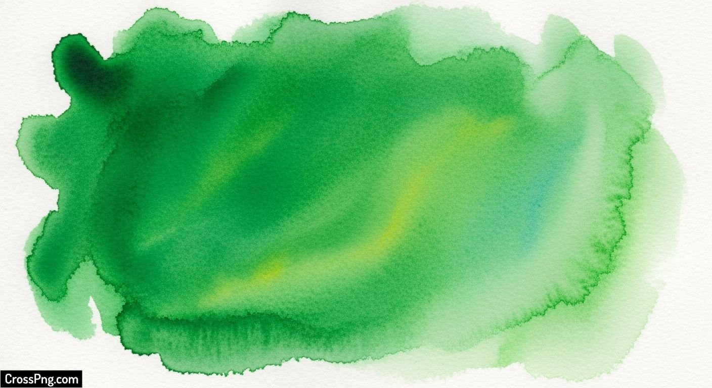 Watercolor green background image