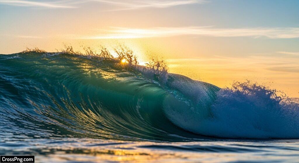 Wave background image