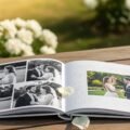 Wedding album design background