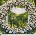 Wedding background decoration image