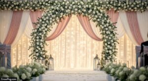 Wedding background decoration image 2