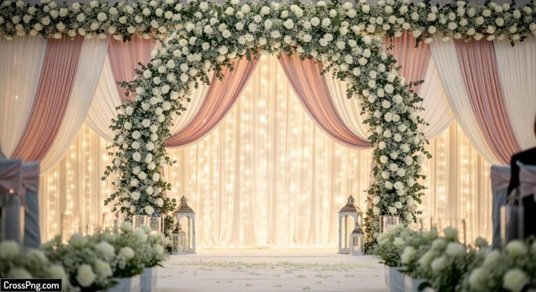 Wedding background decoration image 2