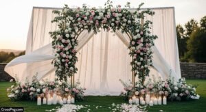 Wedding background decoration image 3
