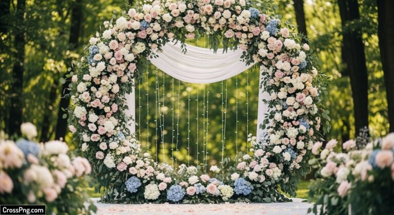 Wedding background decoration image