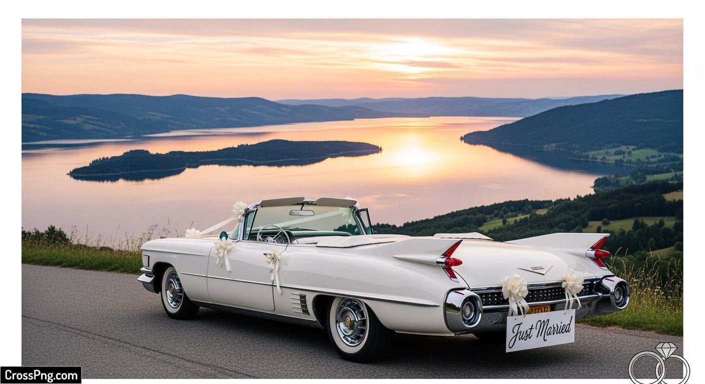 Wedding car poster background hd image 3