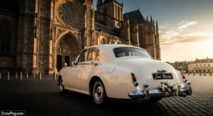 Wedding car poster background hd image