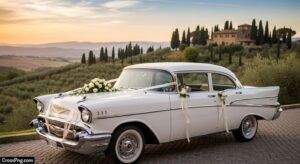 Wedding car poster background image 2