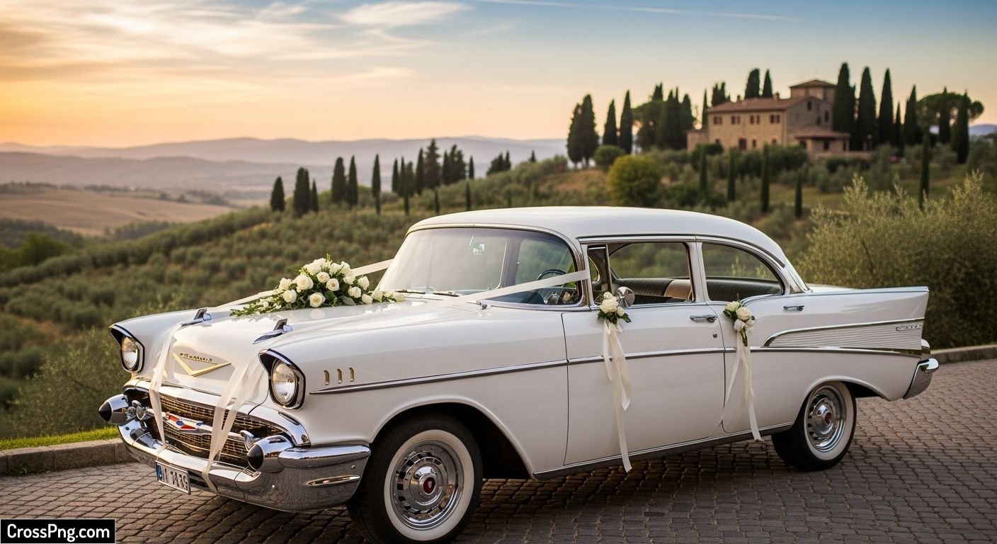 Wedding car poster background image 2