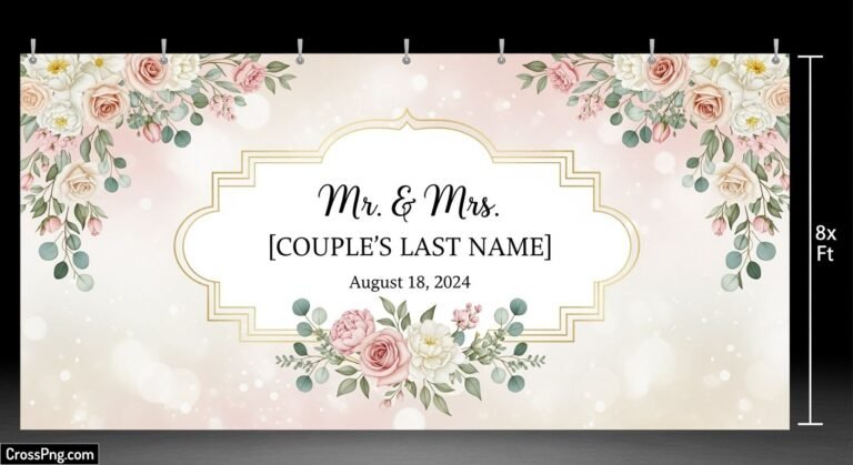 Wedding flex background image