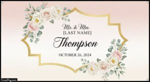 Wedding flex background image