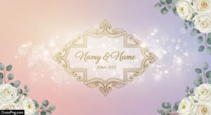 Wedding flex design background image