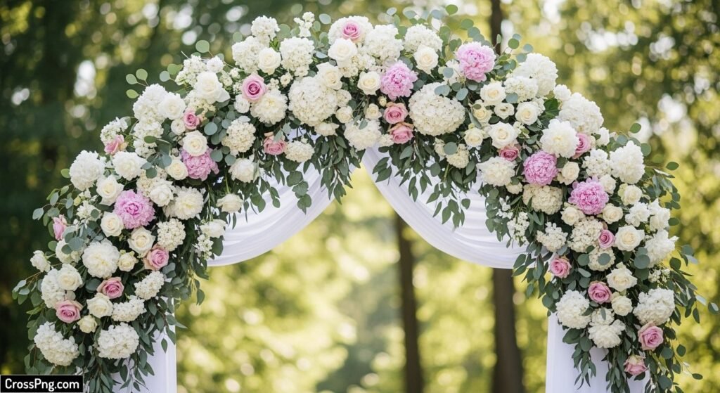Wedding floral background image