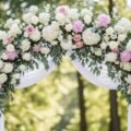 Wedding floral background image