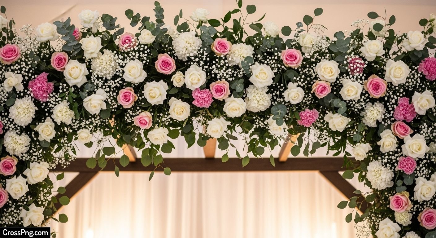 Wedding floral background image 3
