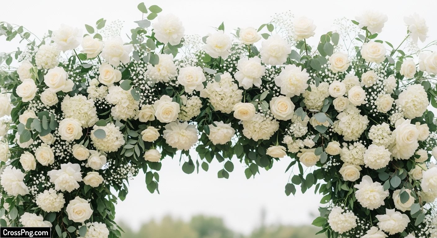 Wedding floral background image