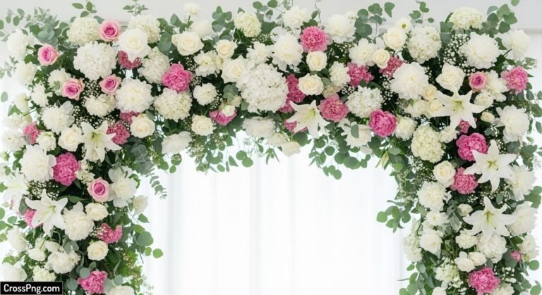 Wedding flower background image