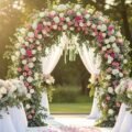 Wedding flower background image