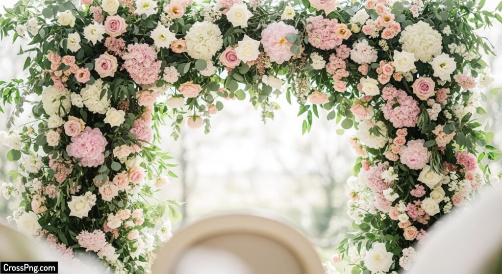 Wedding flower background image 3