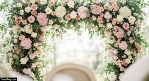 Wedding flower background image 3