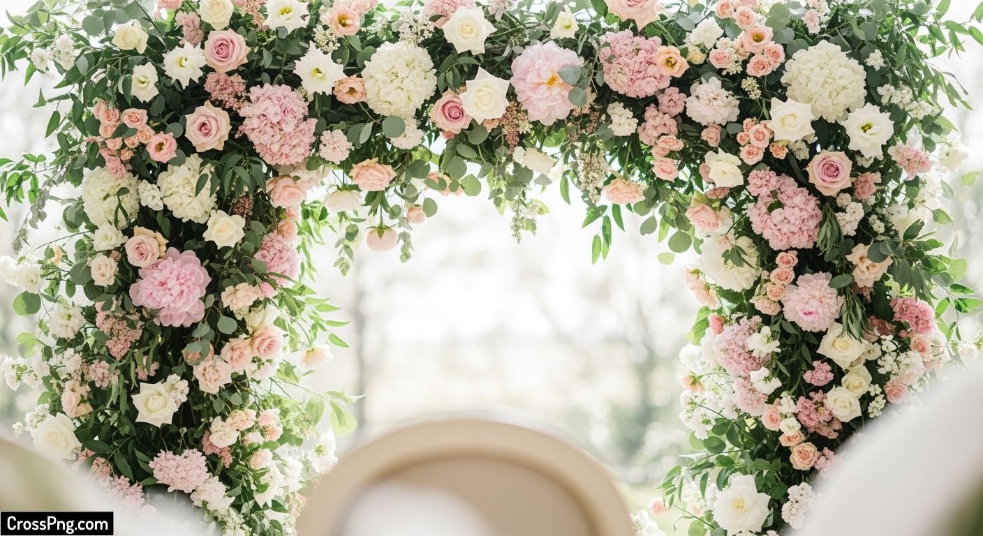 Wedding flower background image 3