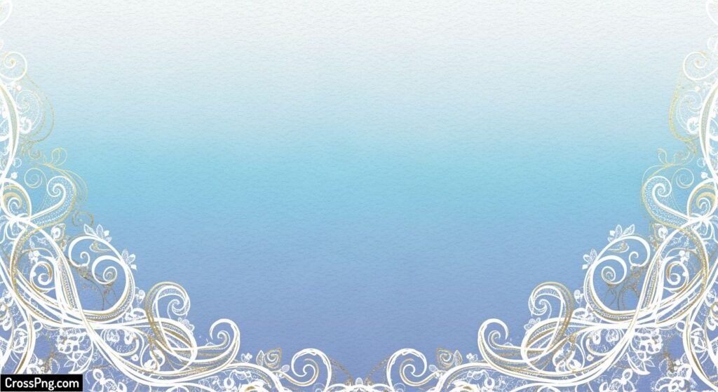 Wedding invitation background blue image 2