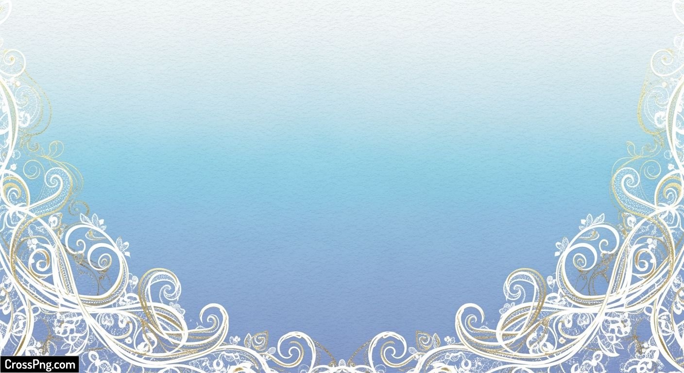 Wedding invitation background blue image 2