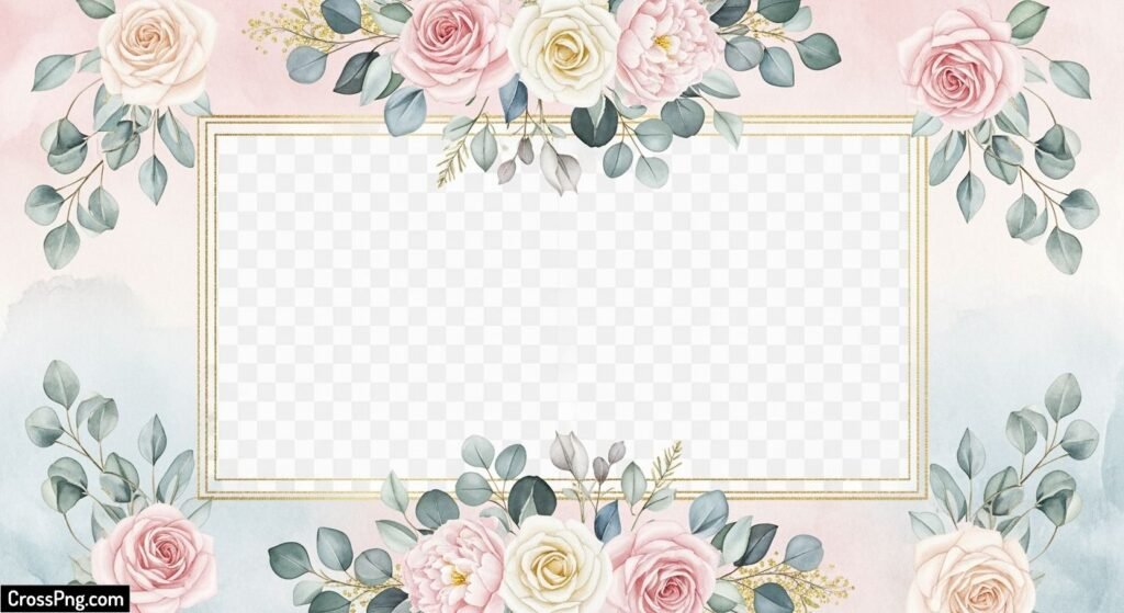 Wedding invitation background png image