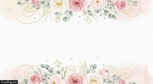 Wedding invitation background png image 3