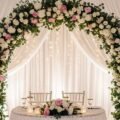 Wedding reception background design
