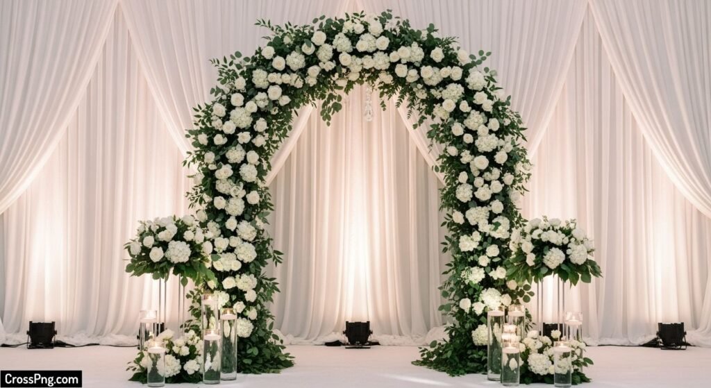 Wedding reception background design image