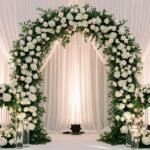 Wedding reception background design image