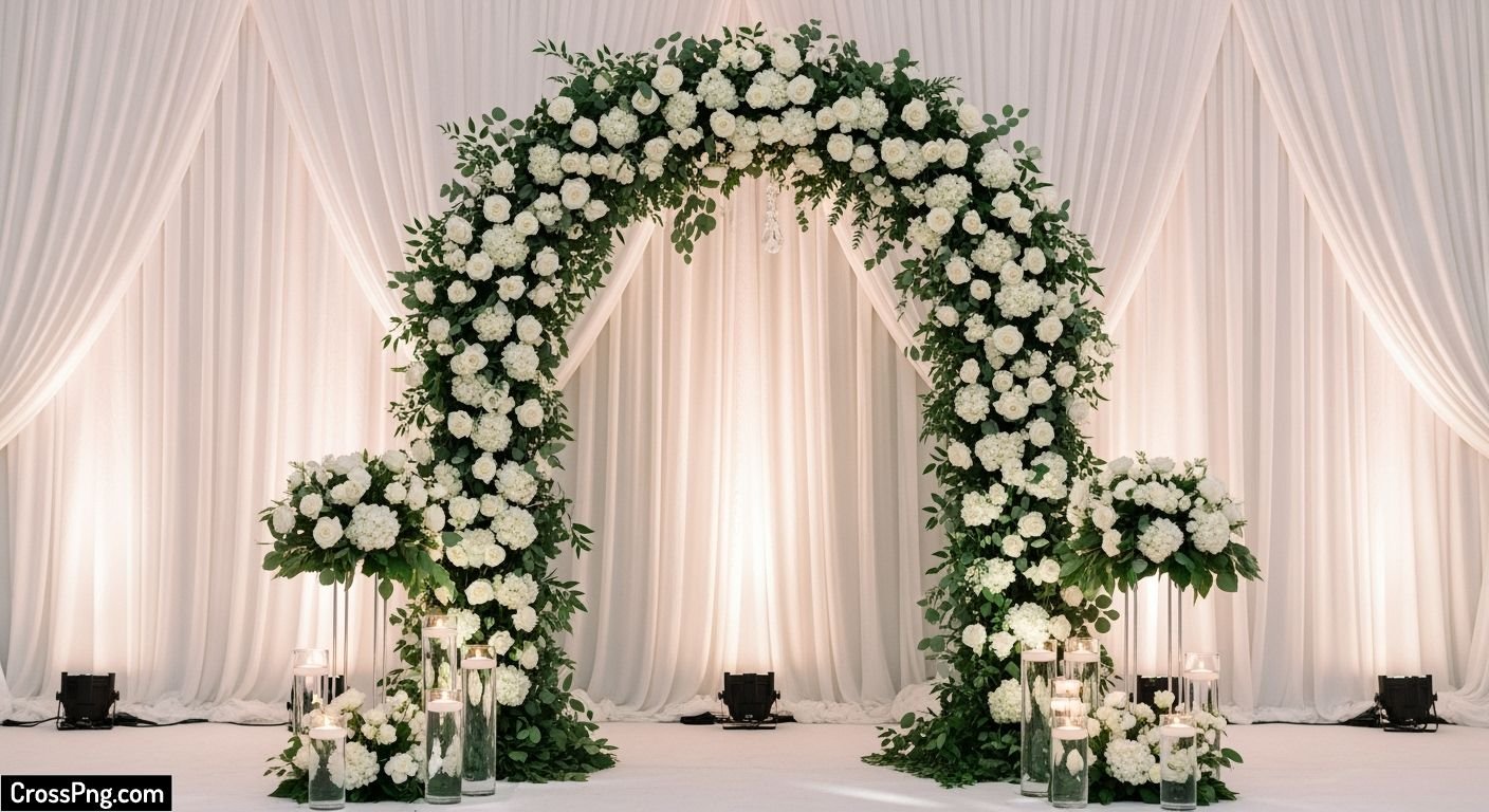 Wedding reception background design image