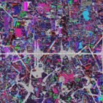 Weird glitchy animated background image