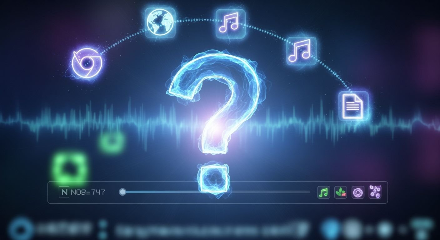 What is running in the background on image