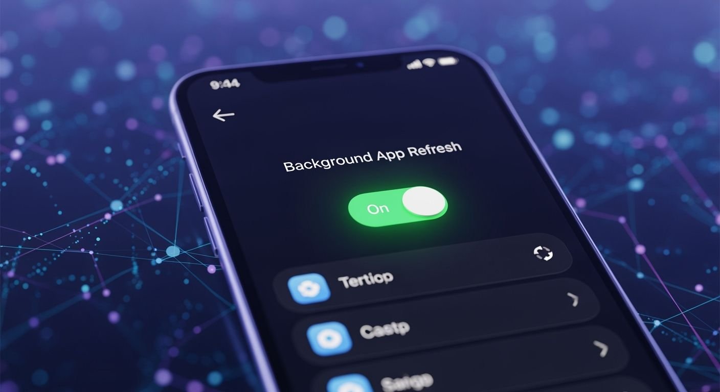 What is the background app refresh image 2