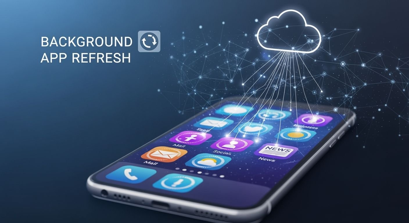 What is the background app refresh image 4