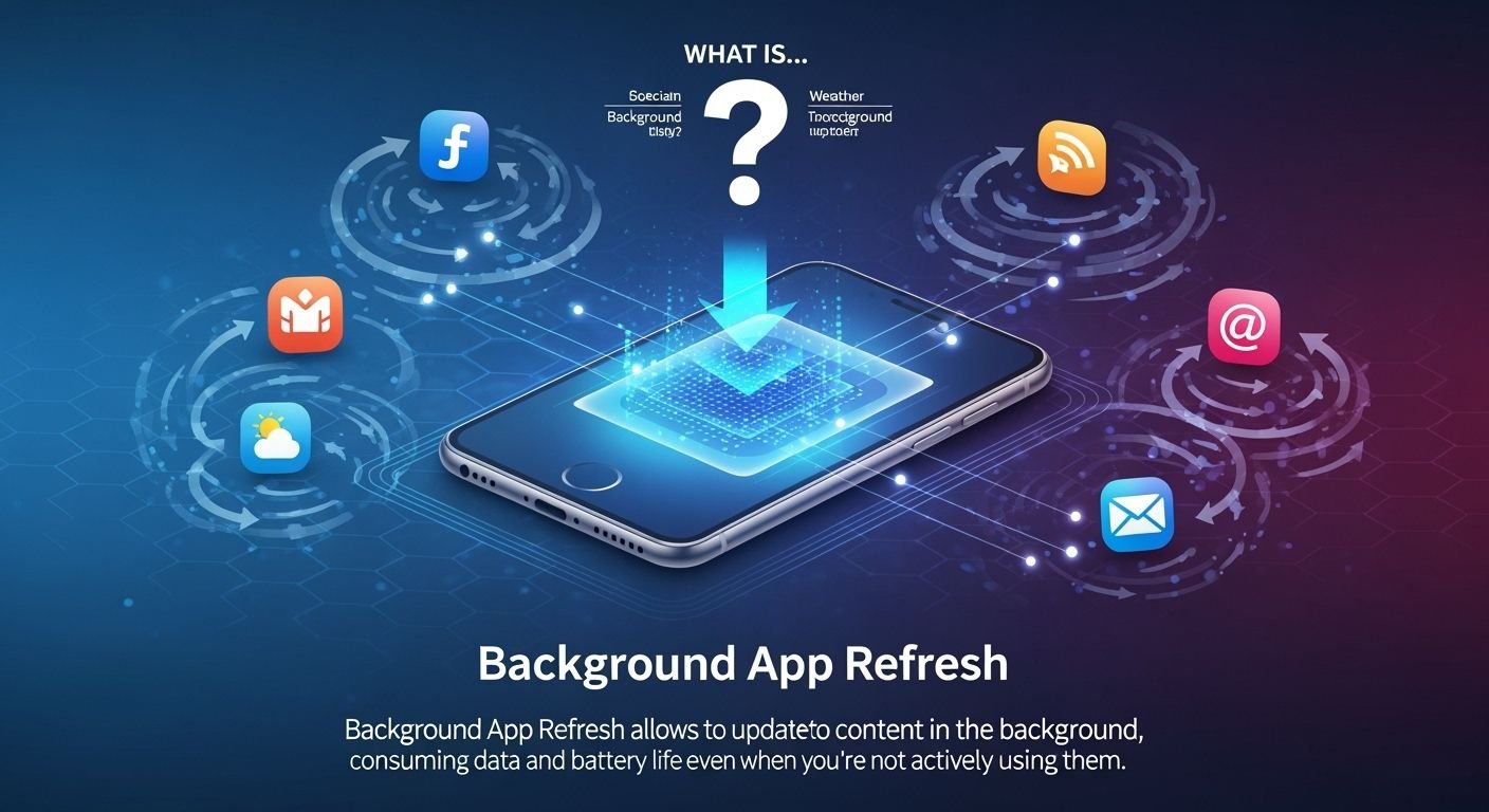 What is the background app refresh image