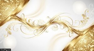 White and gold background image