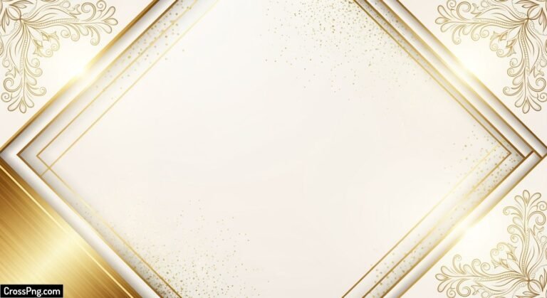 White and gold background image 3